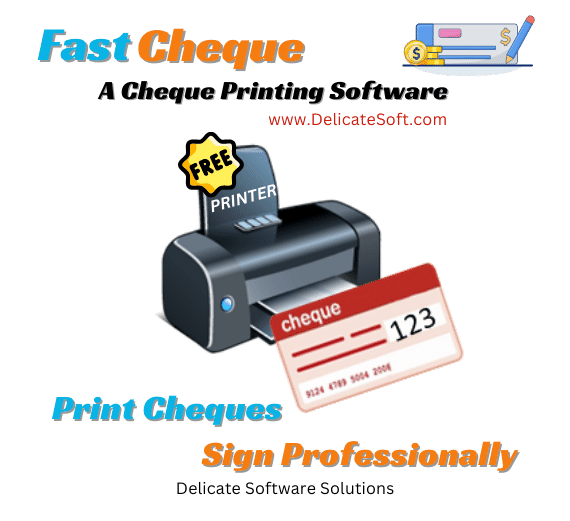 best cheque printing software with cheque printer